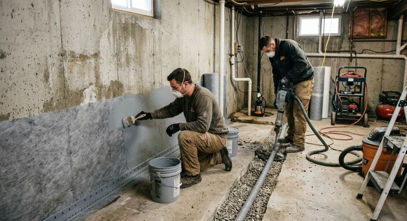 Basement Concrete Sealing in Greenville, SC