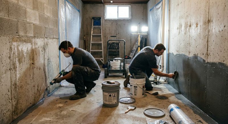 Basement Walls Waterproofing in Tuscaloosa, AL