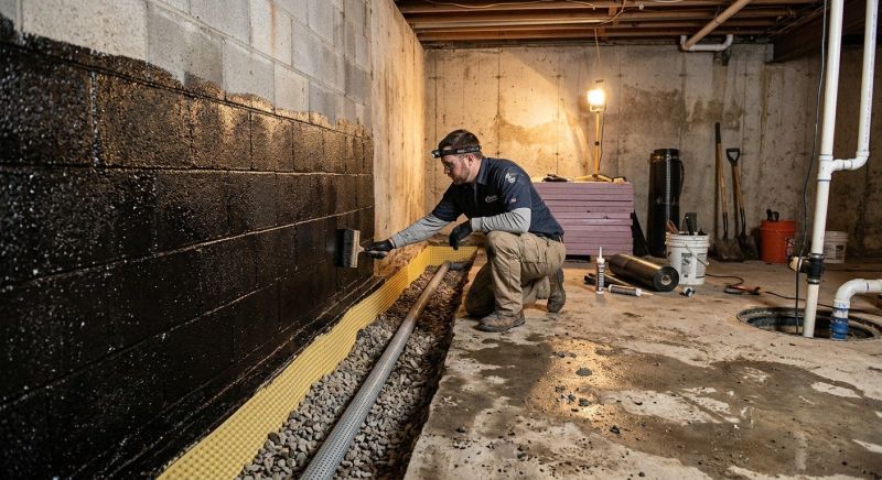 Foundation Moisture Control in Fredericksburg, VA