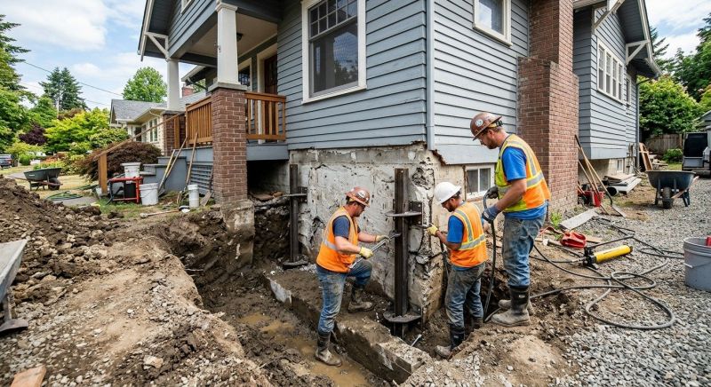 Foundation Pier Repair in Greenville, SC