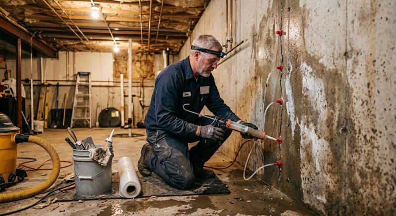 Leaking Basement Repair in Grand Rapids, MI