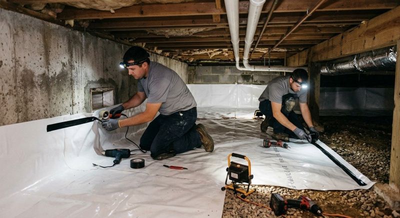 Vapor Barrier Installation in Fredericksburg, VA