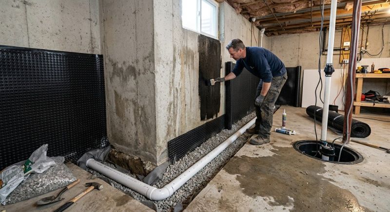 Wet Basement Repair in Greenville, SC